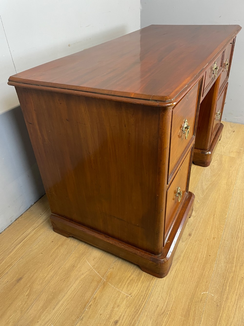 C19TH mahogany kneehole gothic desk with provenance  View XIII