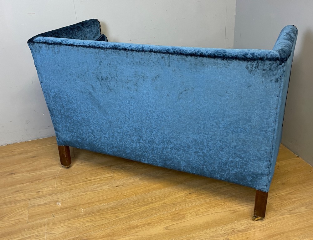 Georgian inlaid mahogany framed sofa circa 1810 View XII