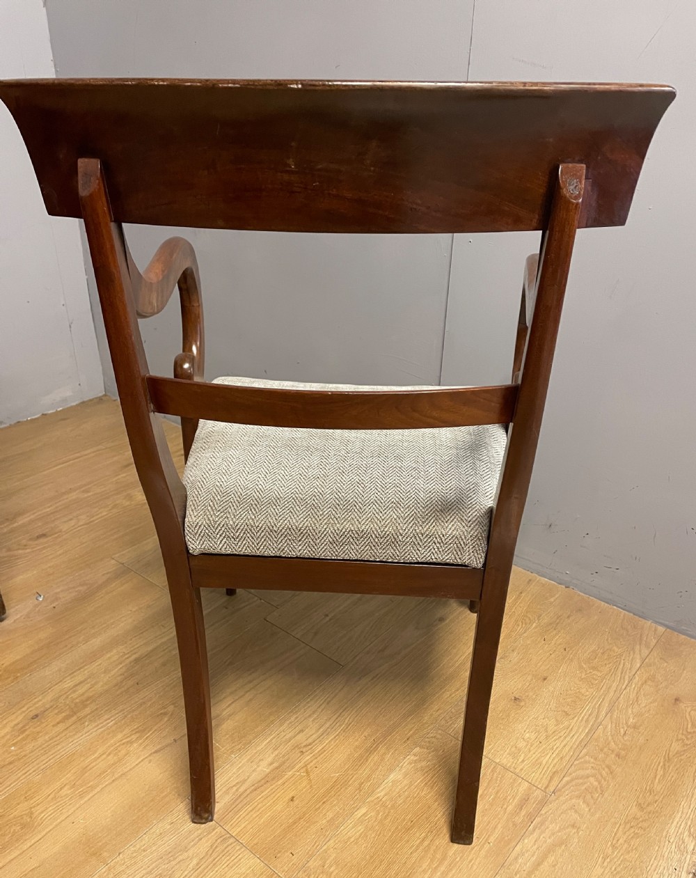 Georgian mahogany carver armchair View VII