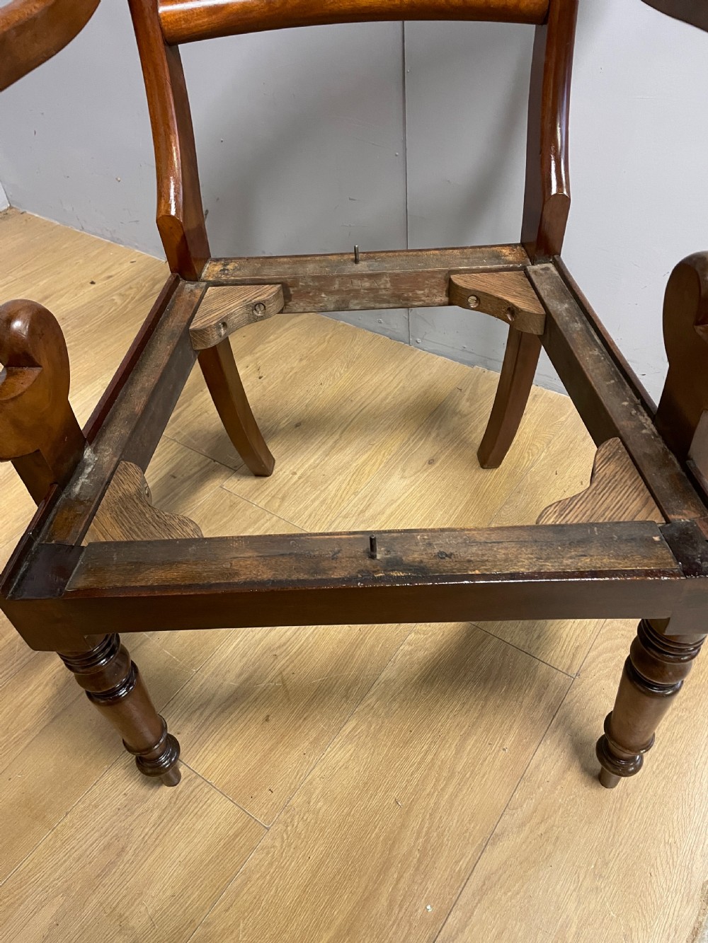Georgian mahogany carver armchair View VIII