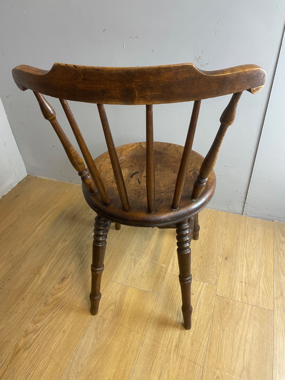 Set of 4 Edwardian ibex penny chairs  View VII