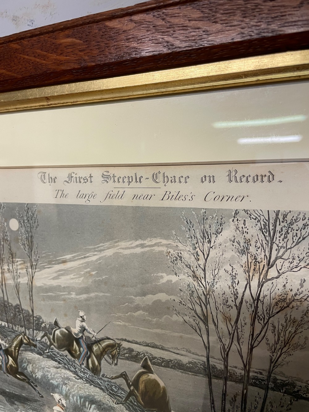 C19TH set of four horse racing prints by Alken View VII