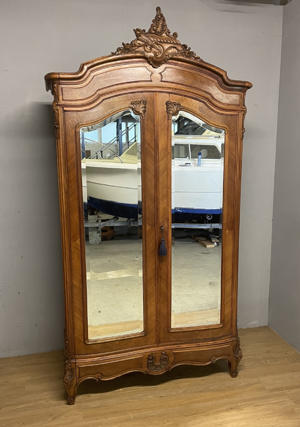 C19TH French Kingwood armoire