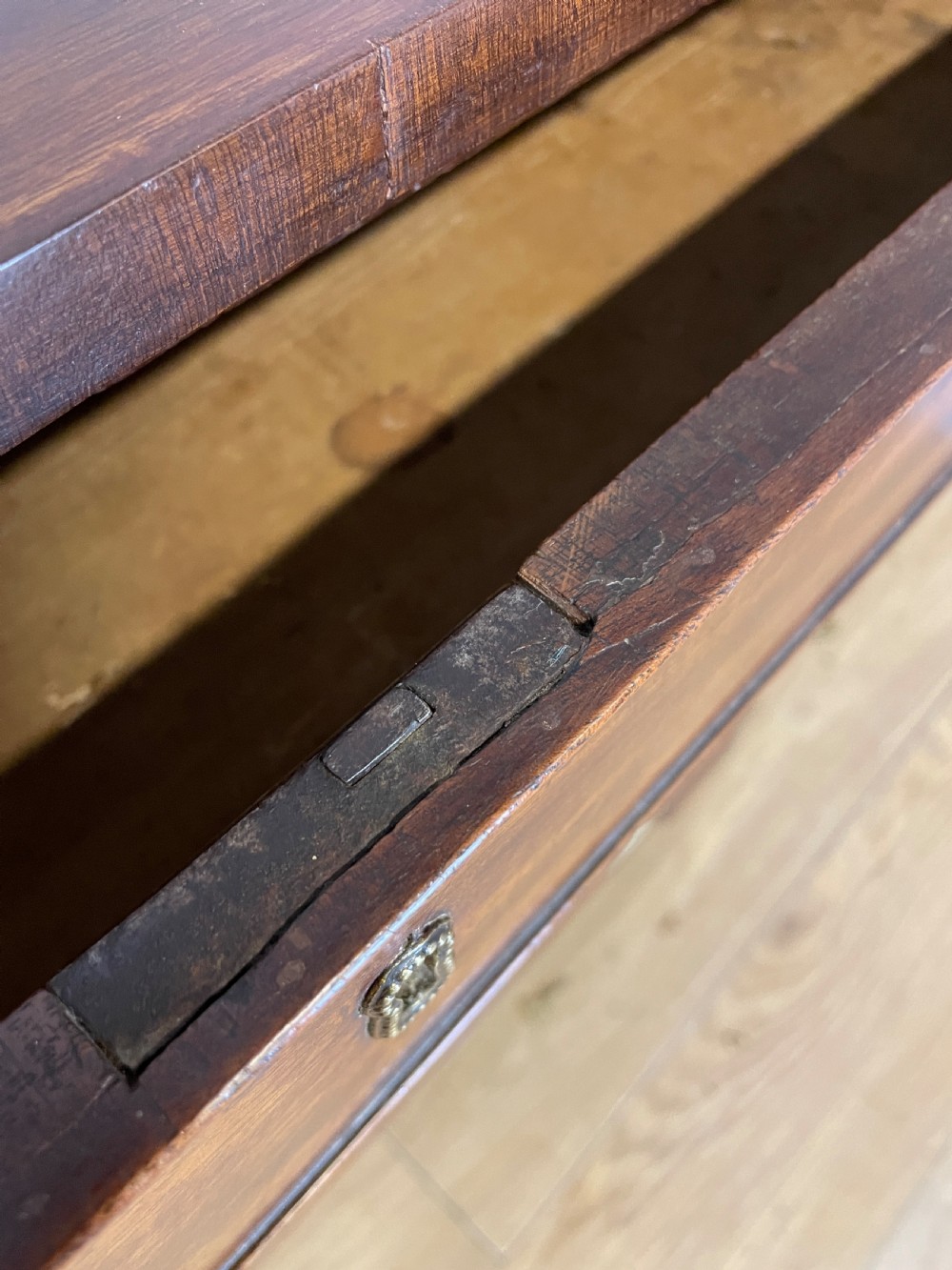 C19TH mahogany 4 height chest of drawers  View VII