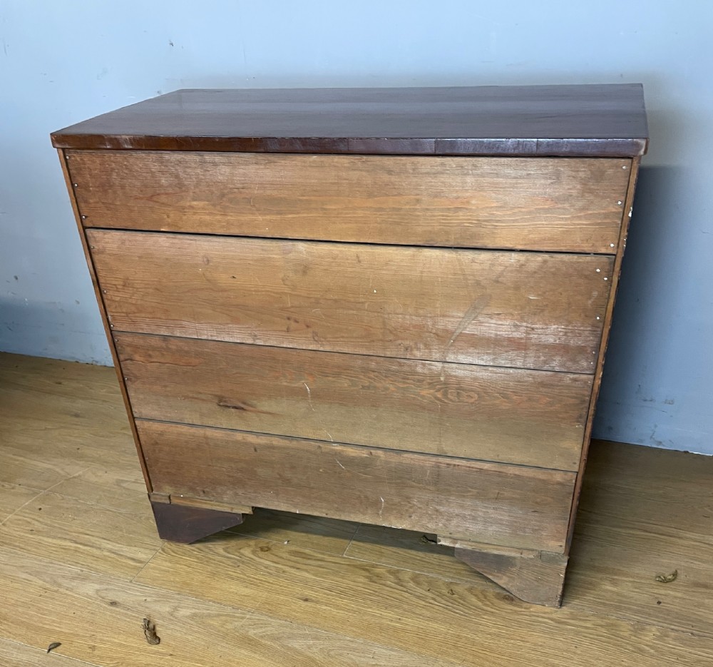 C19TH mahogany 4 height chest of drawers  View XI