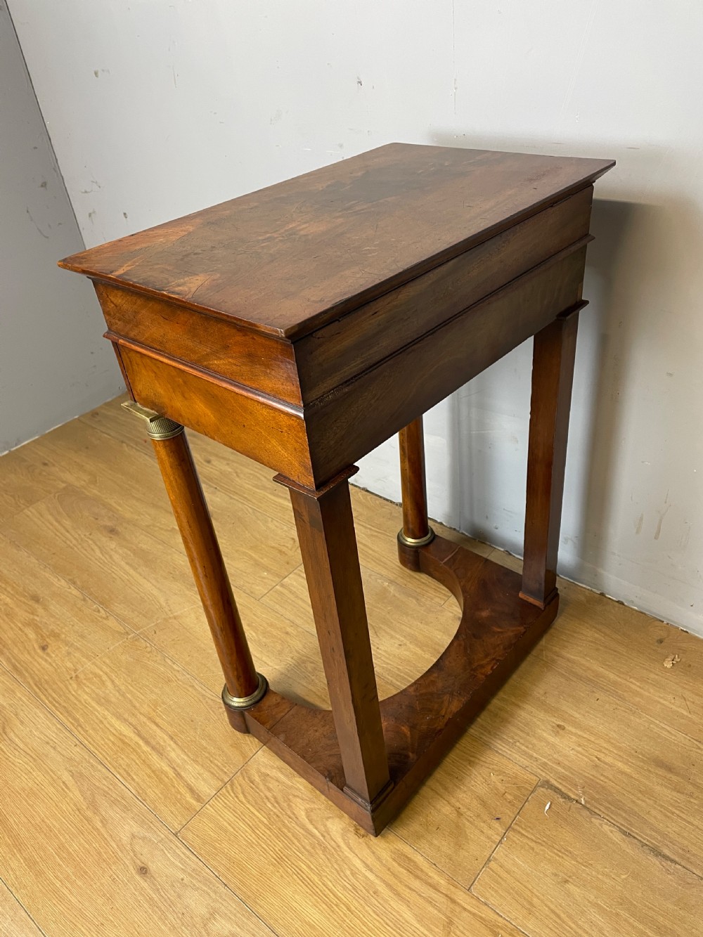 French Empire mahogany writing table circa 1830 with provenance  View VIII