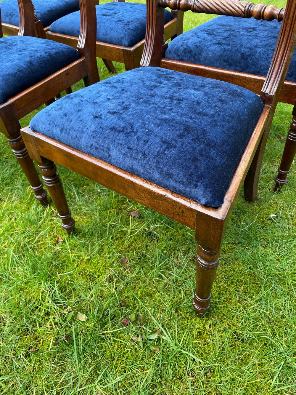 Set of  six Regency mahogany dining chairs circa 1815 View VII