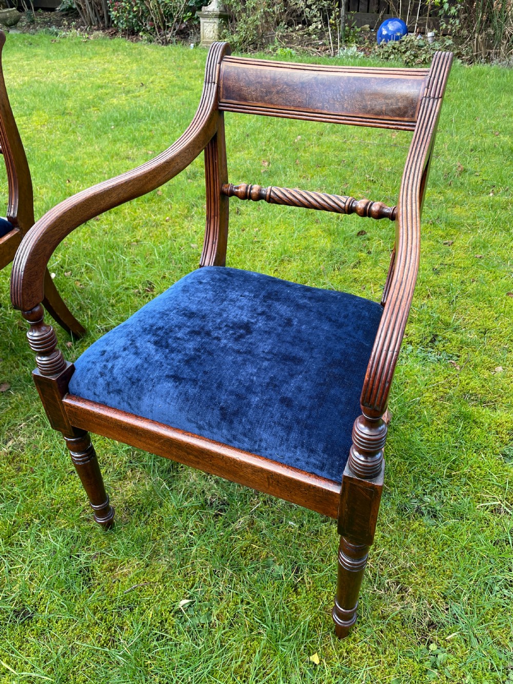 Set of  six Regency mahogany dining chairs circa 1815 View IX