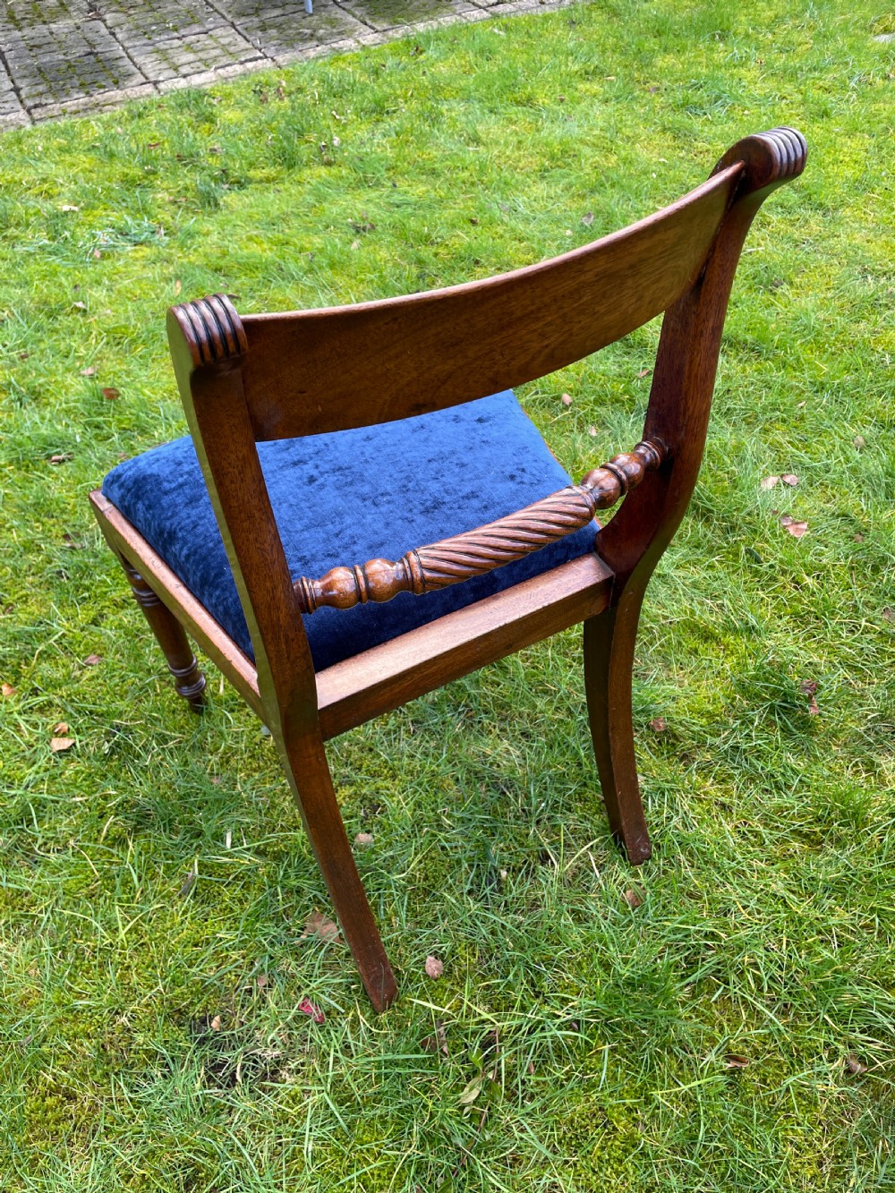 Set of  six Regency mahogany dining chairs circa 1815 View XI