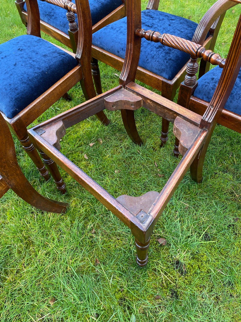 Set of  six Regency mahogany dining chairs circa 1815 View XIV