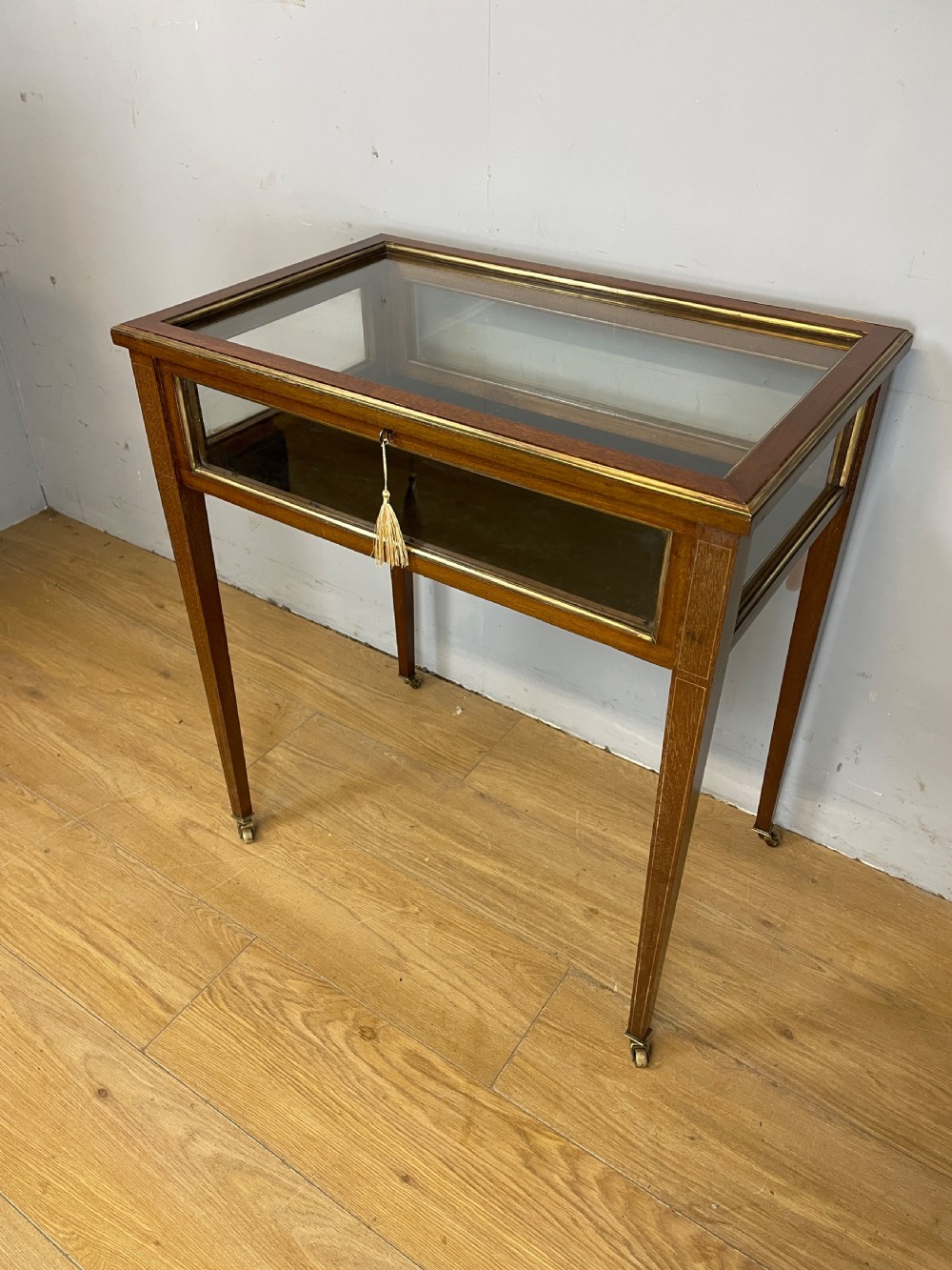 C19TH mahogany bijouterie with provenance  View II