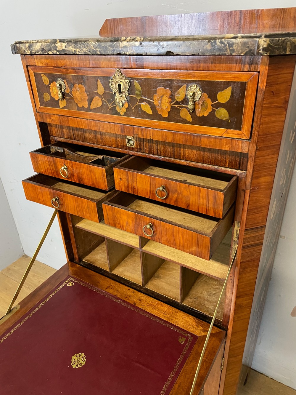 Early C19TH inlaid bureau abattant View VI