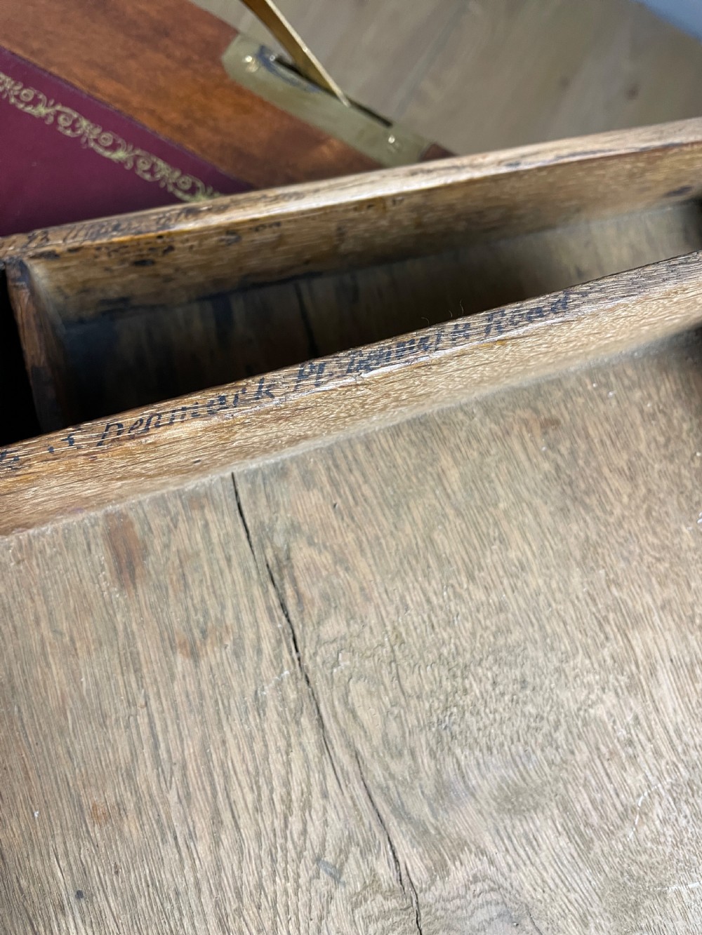 Early C19TH inlaid bureau abattant View XX