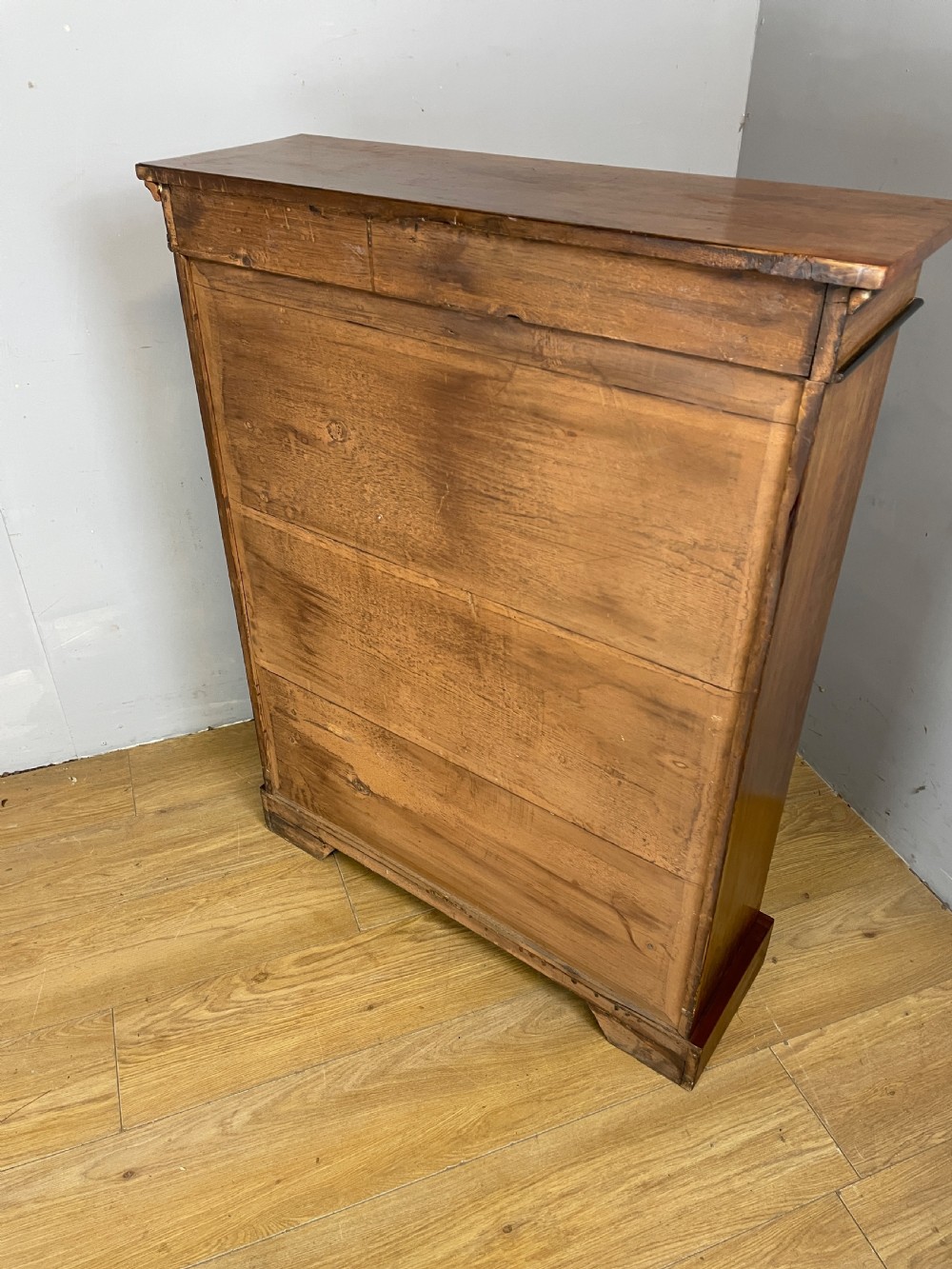 C19th walnut open bookcase  View VII