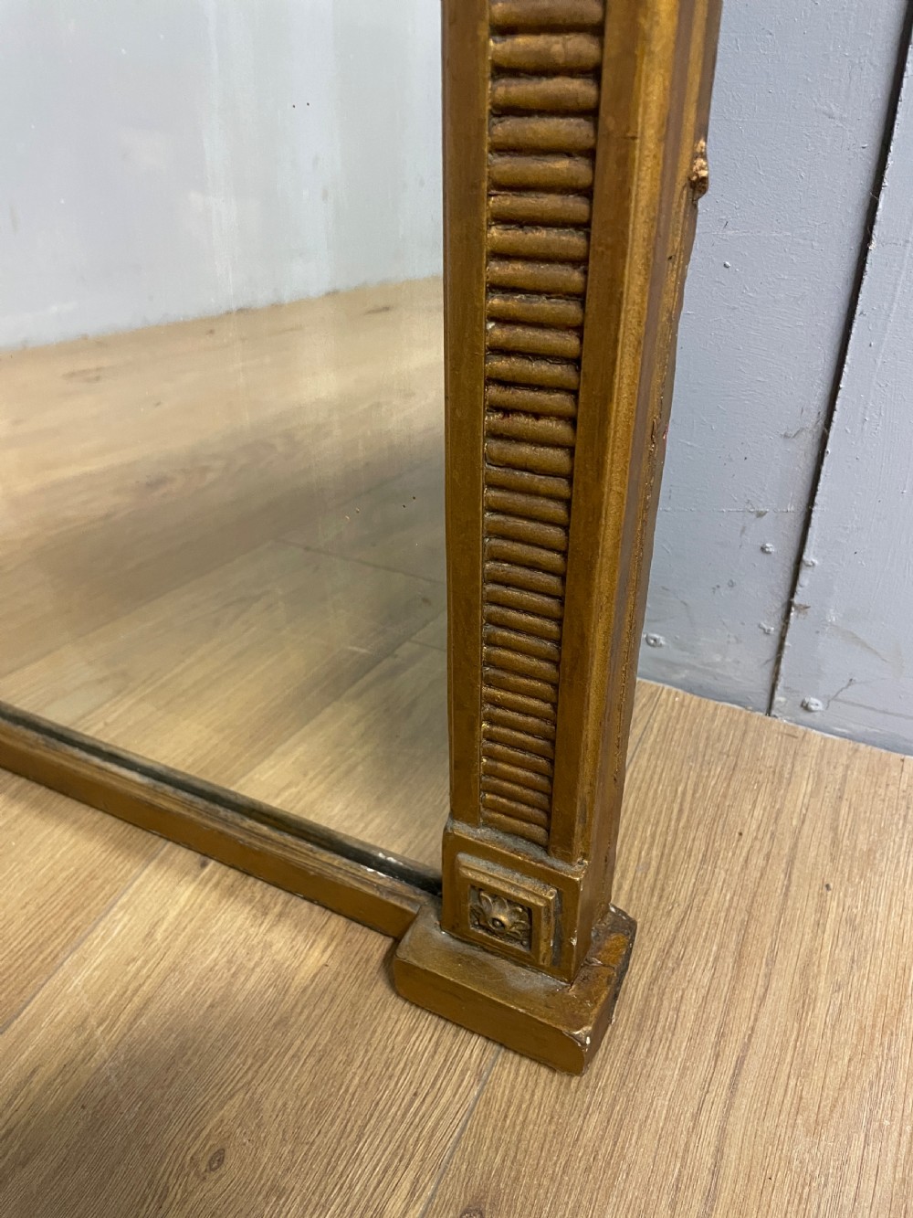 C19TH large gilt overmantel mirror View IV