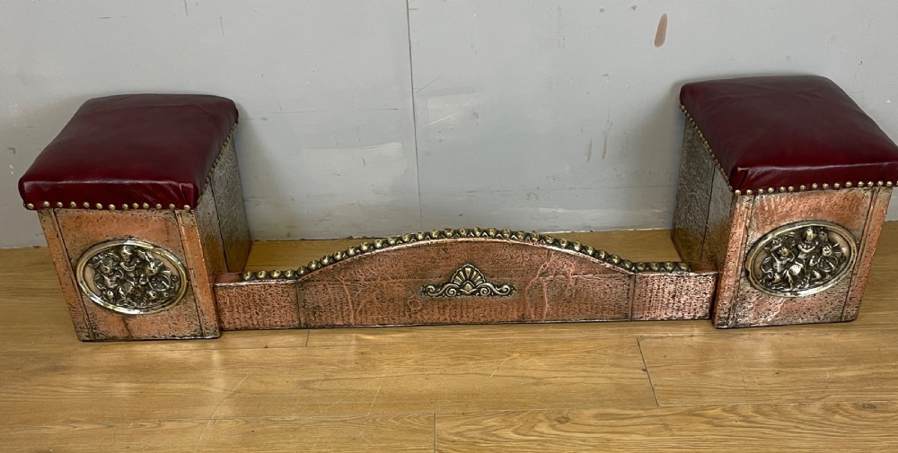 Late C19TH Adjustable club fender with red leather seats  View XII