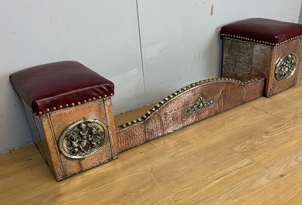 Late C19TH Adjustable club fender with red leather seats  View XIII
