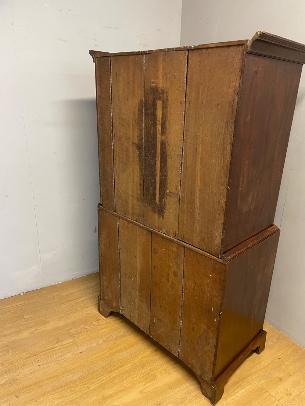 George III oak chest on chest  View XII