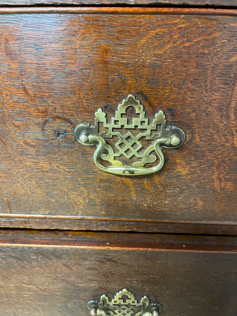 George III oak chest on chest  View XIII