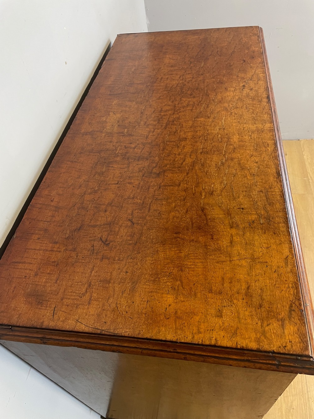 Late Regency  mahogany chest of drawers in original condition  View V
