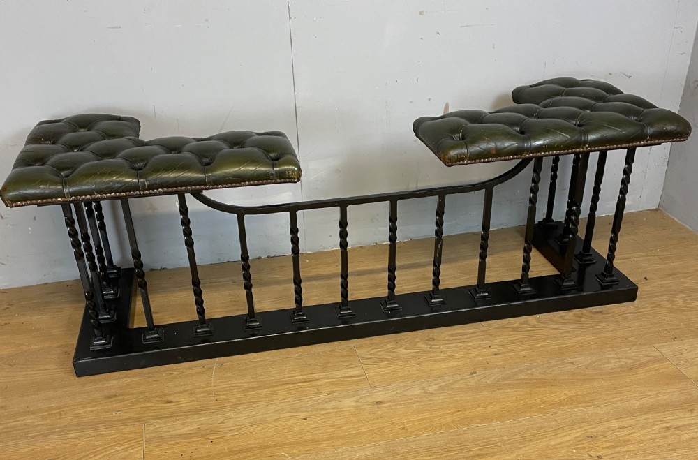Country house club fender estate made in wrought iron circa 1920 View II