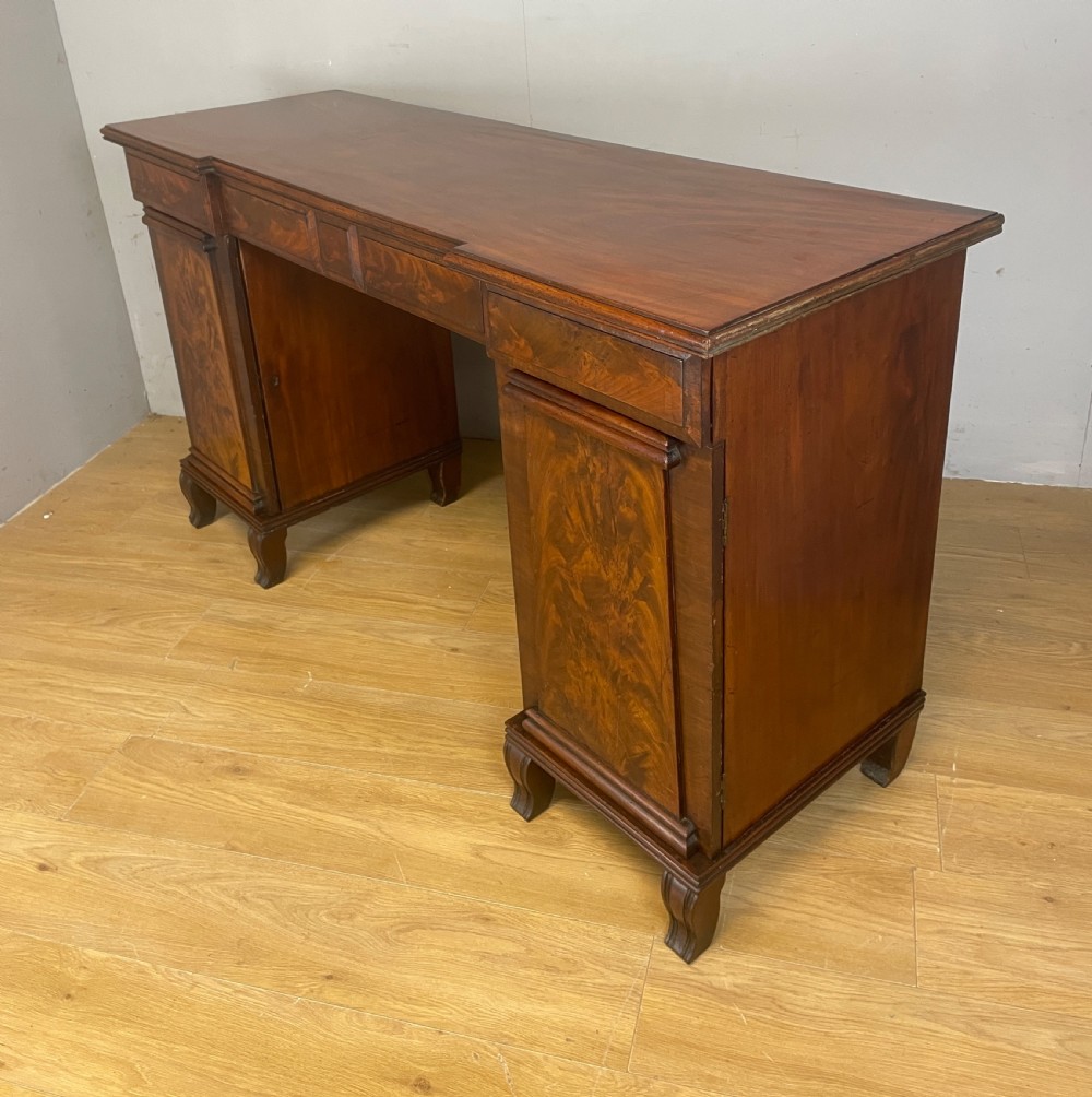 Regency flame mahogany twin pedestal sideboard circa 1825 View IX