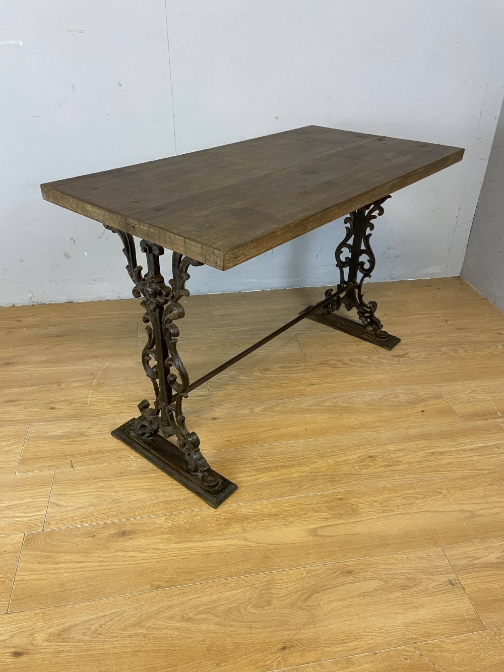 Nineteenth century cast iron garden table circa 1880 