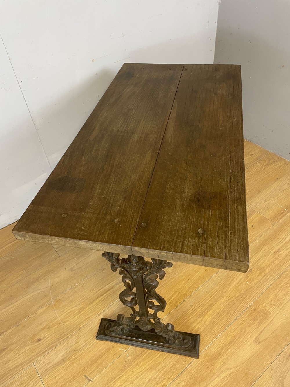 Nineteenth century cast iron garden table circa 1880  View II