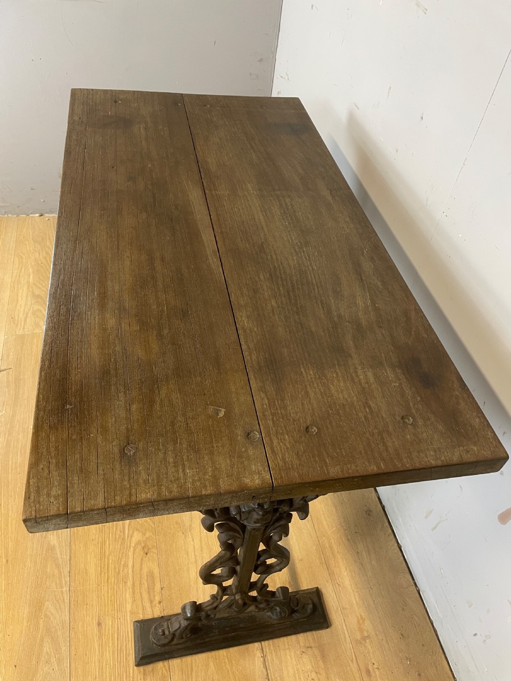 Nineteenth century cast iron garden table circa 1880  View VII