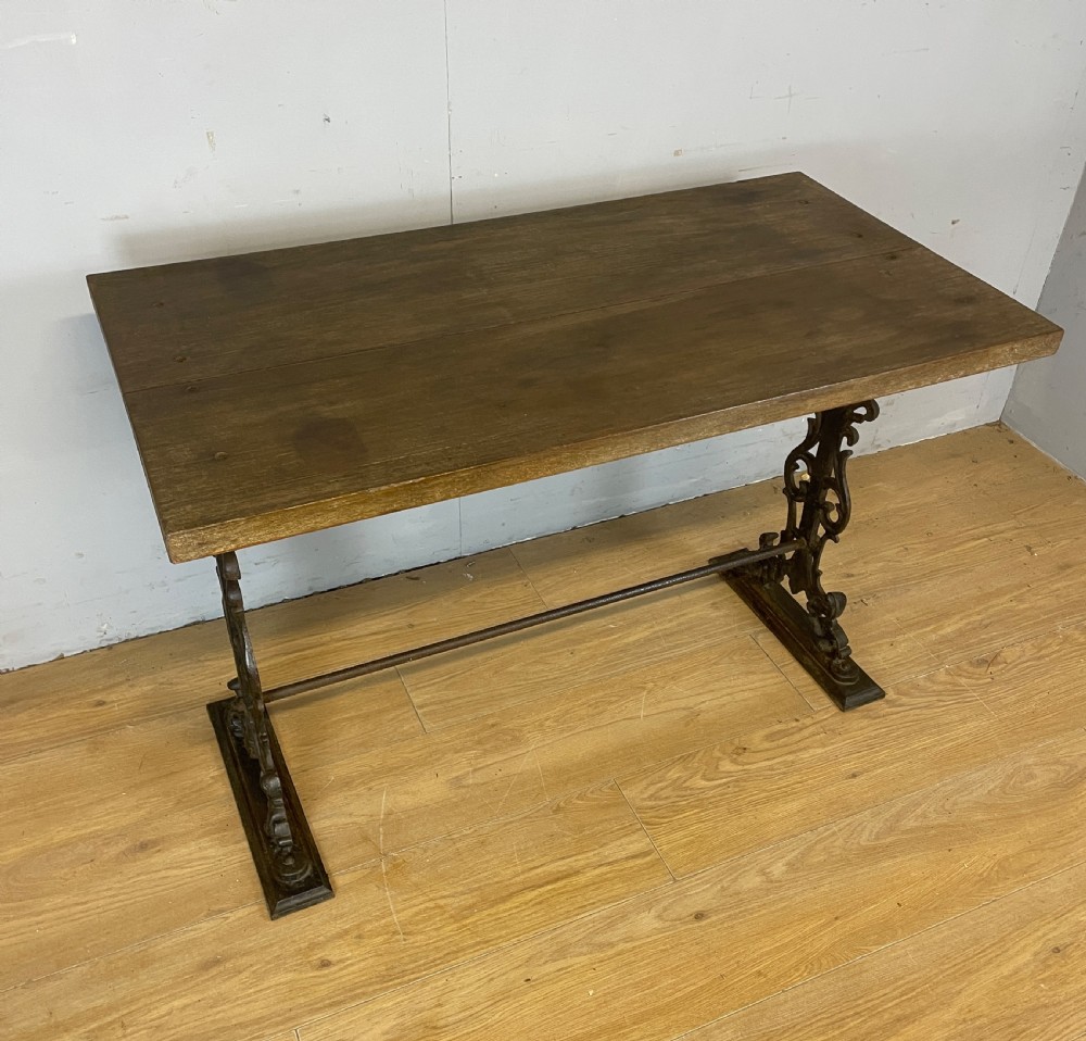 Nineteenth century cast iron garden table circa 1880  View VIII