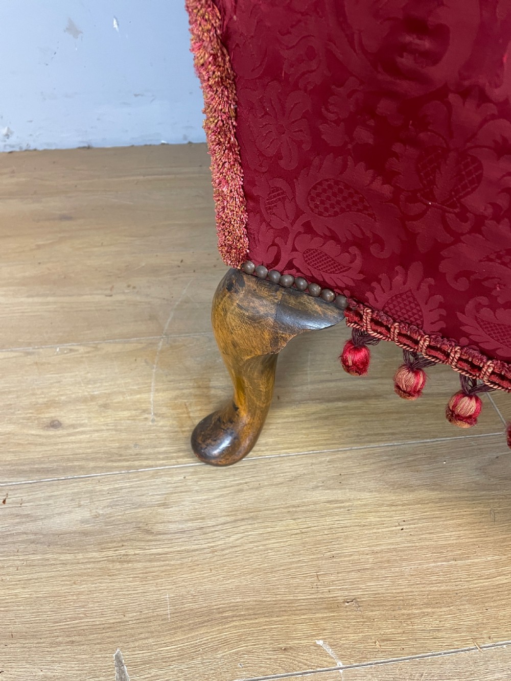 Late C19TH country house winged armchair circa 1880 View VI
