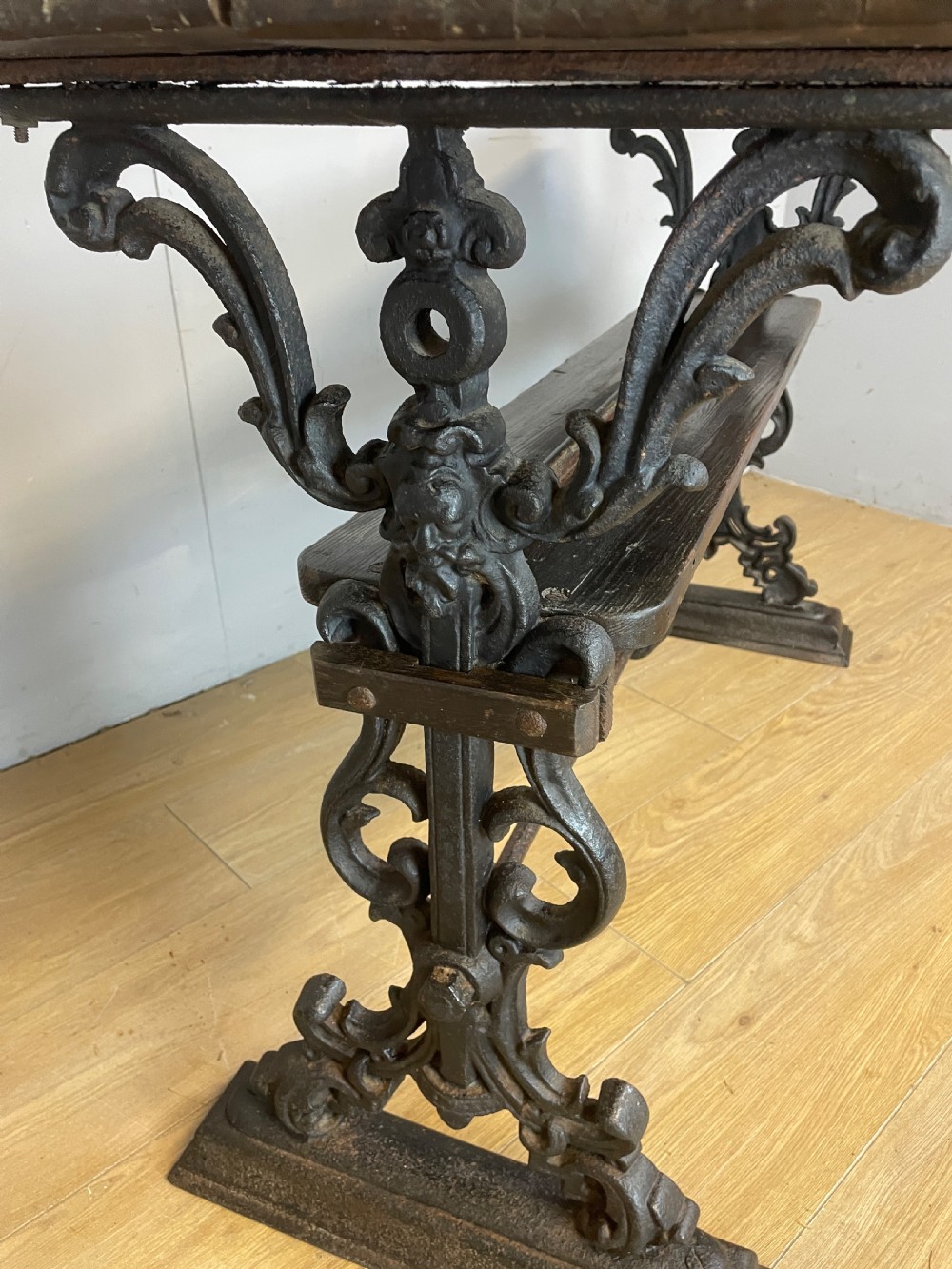 C19TH cast iron pub table  View VI