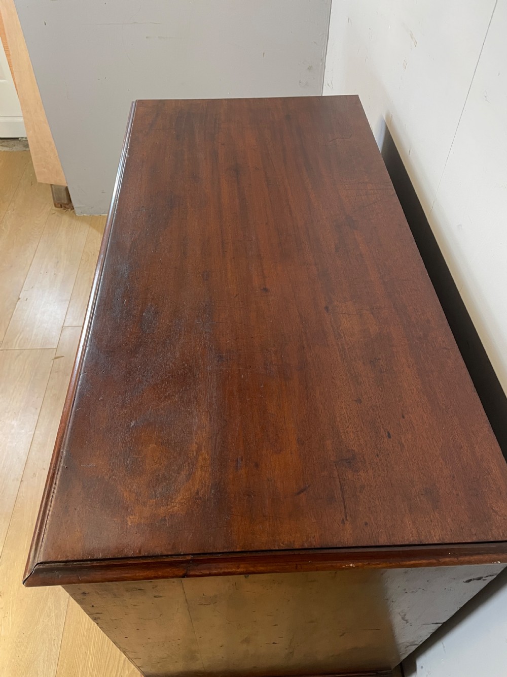 Georgian mahogany four height chest of drawers circa 1790 View III