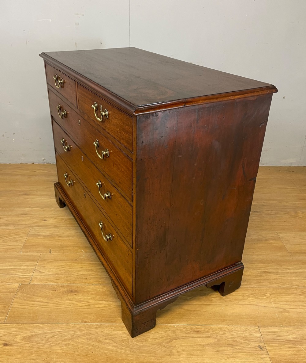 Georgian mahogany four height chest of drawers circa 1790 View VIII