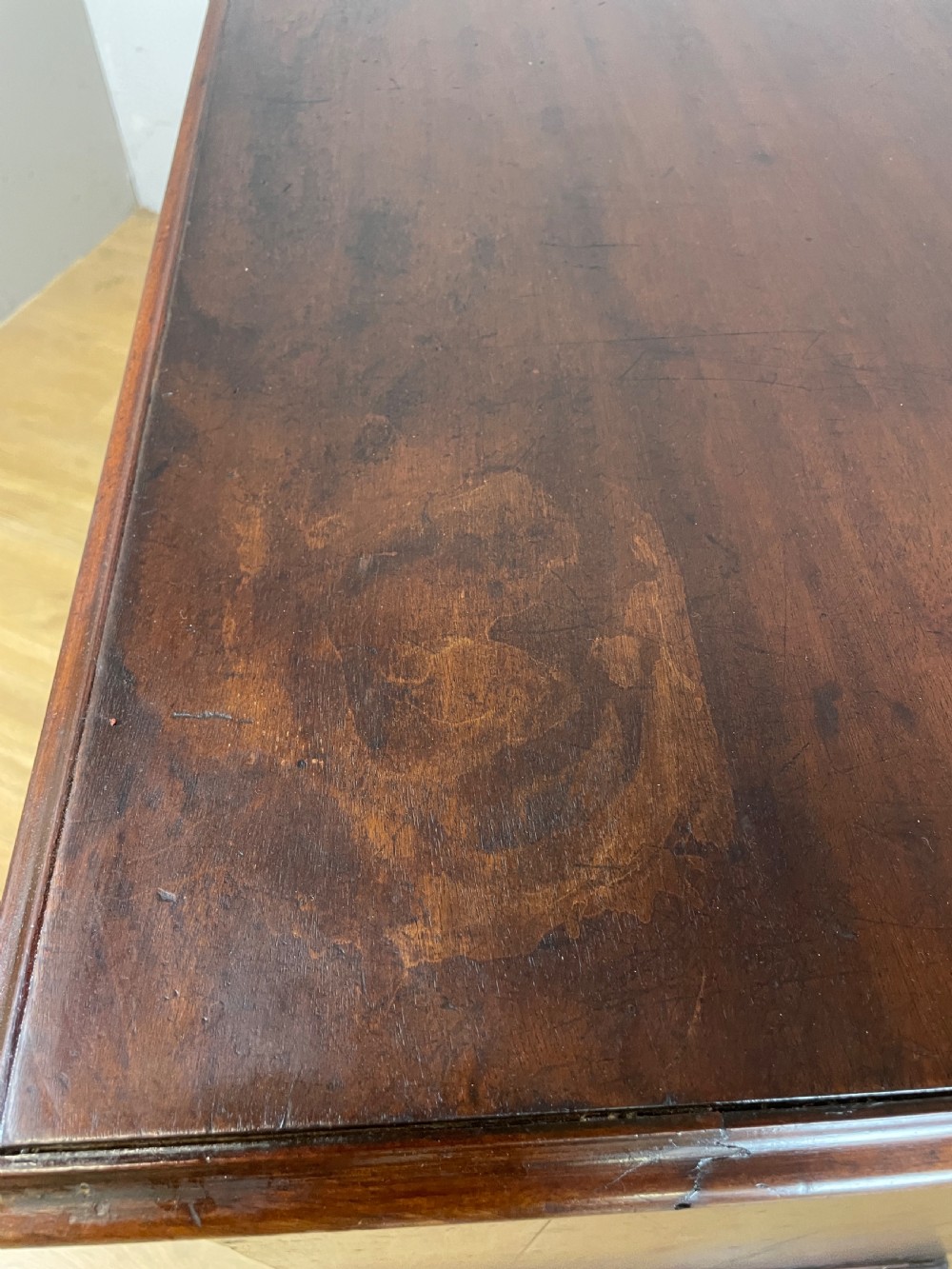 Georgian mahogany four height chest of drawers circa 1790 View IX