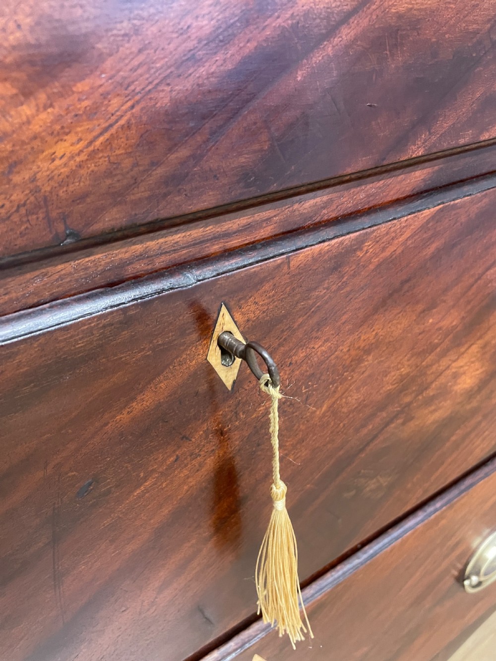 Georgian country house flame mahogany chest on chest  View VII
