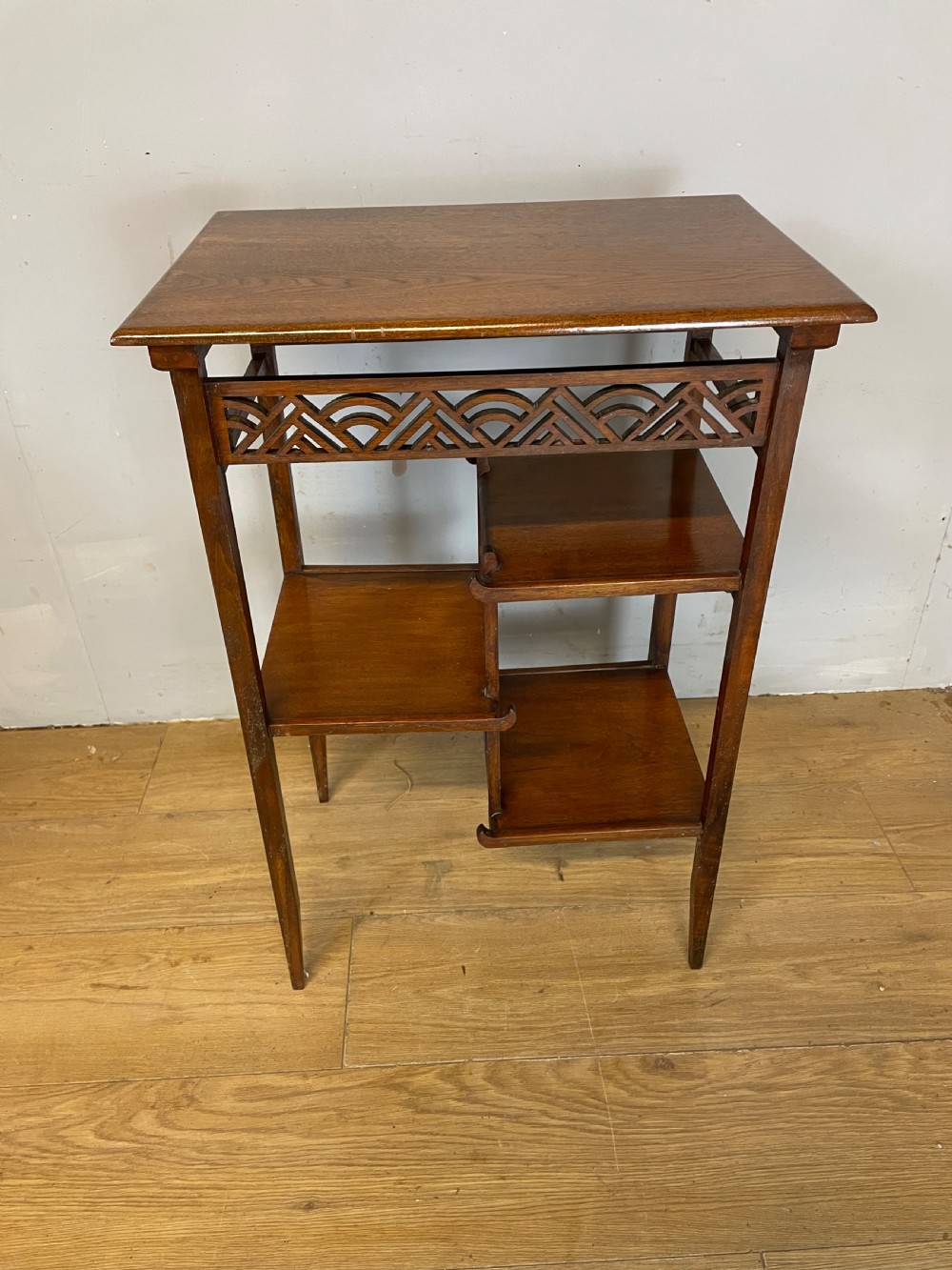 Arts and Crafts oak side table in the style of EW Godwin  View II