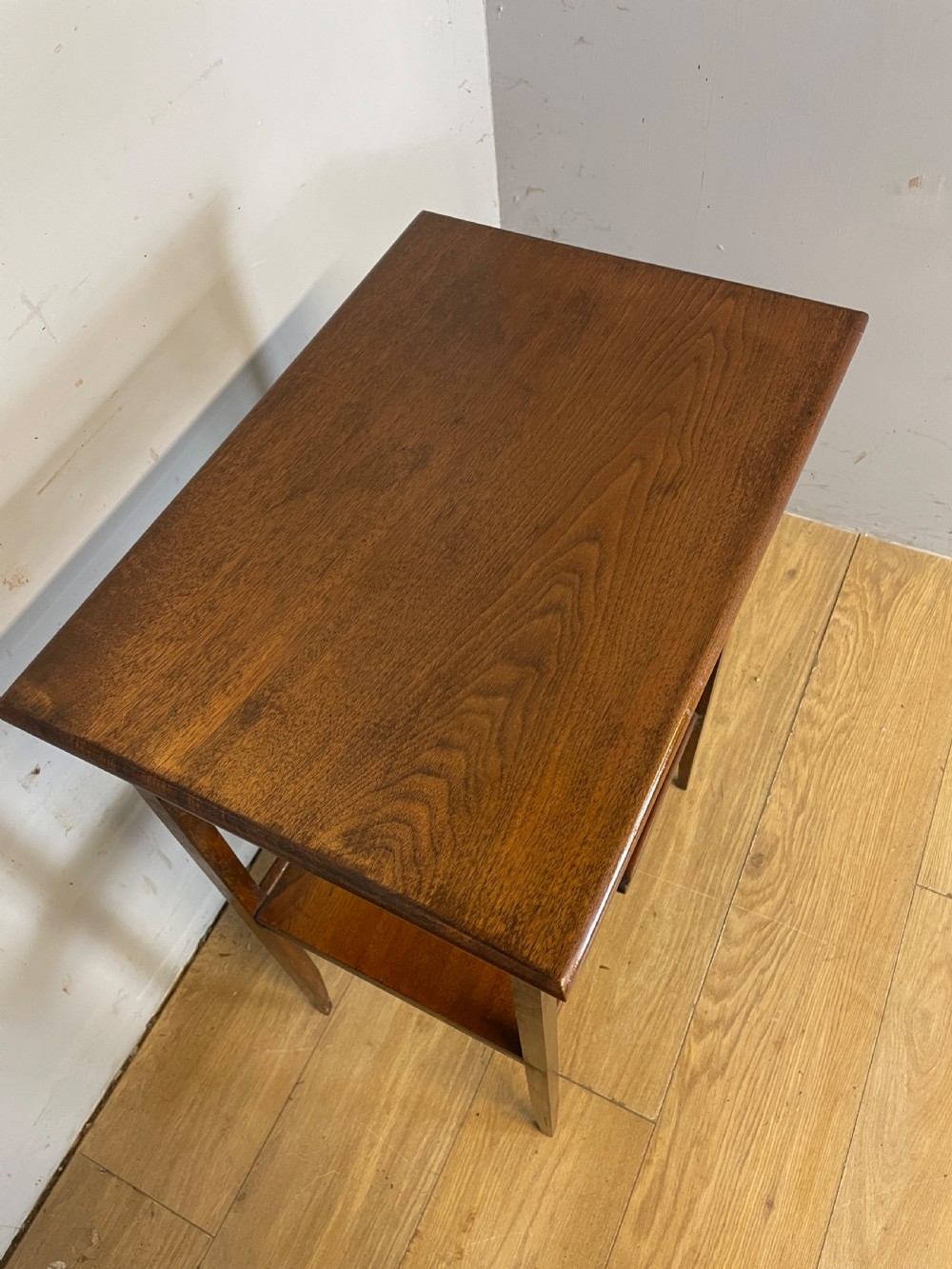 Arts and Crafts oak side table in the style of EW Godwin  View IV