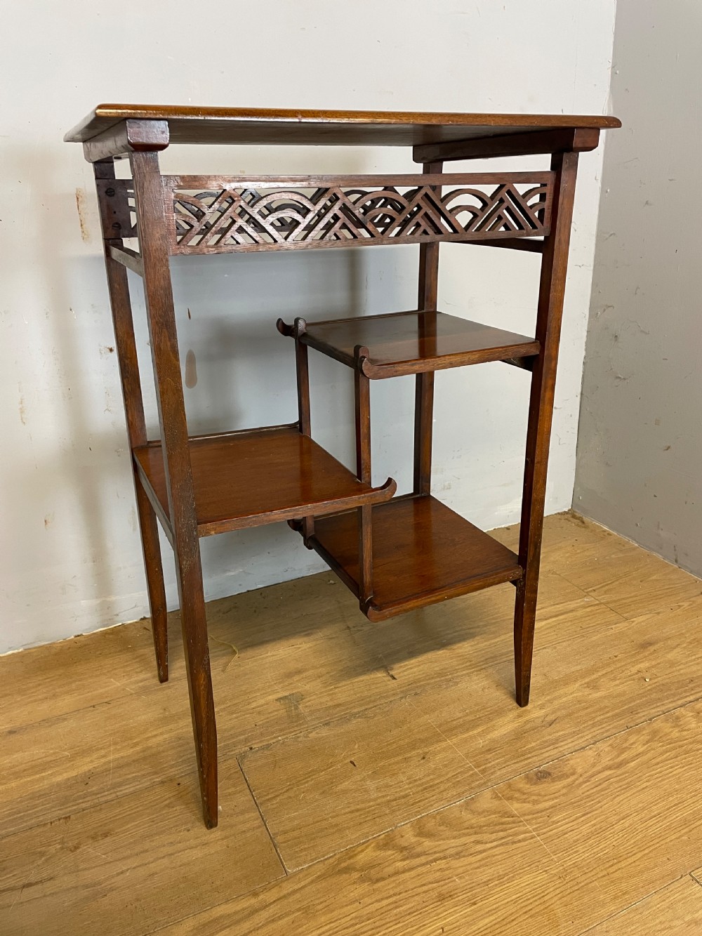 Arts and Crafts oak side table in the style of EW Godwin  View VI