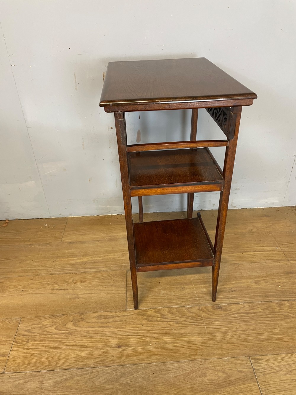 Arts and Crafts oak side table in the style of EW Godwin  View VII