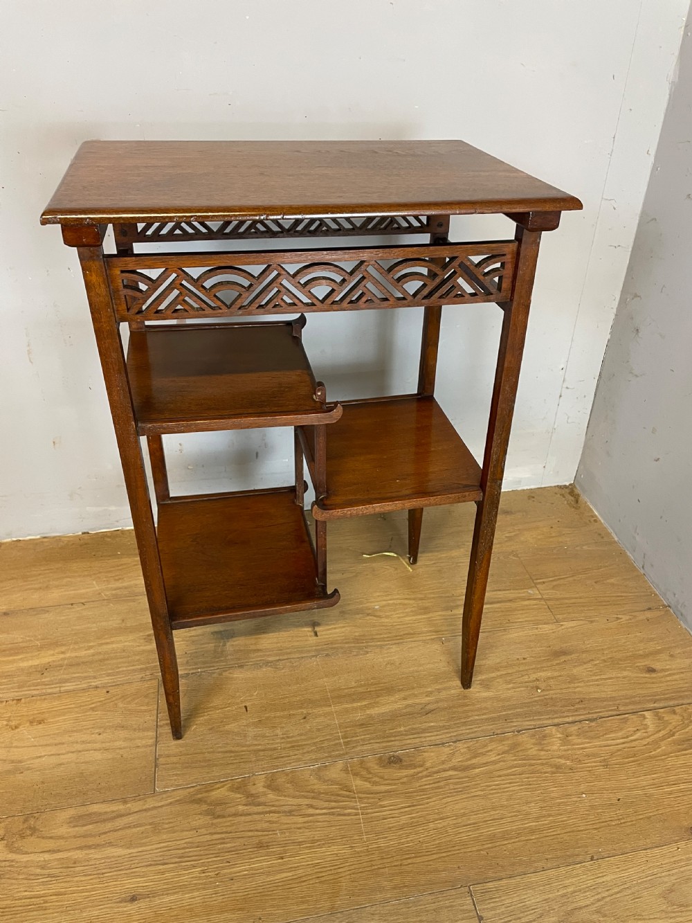 Arts and Crafts oak side table in the style of EW Godwin  View VIII
