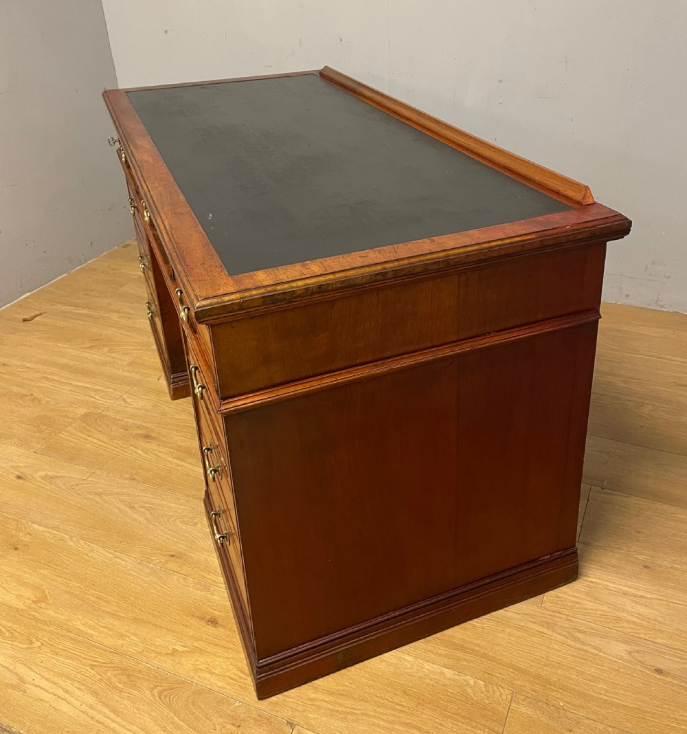 C19TH walnut estate desk in original condition  View X