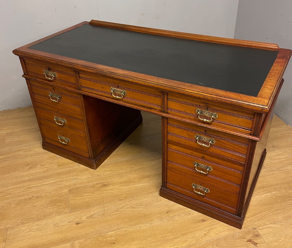 C19TH walnut estate desk in original condition  View XIII