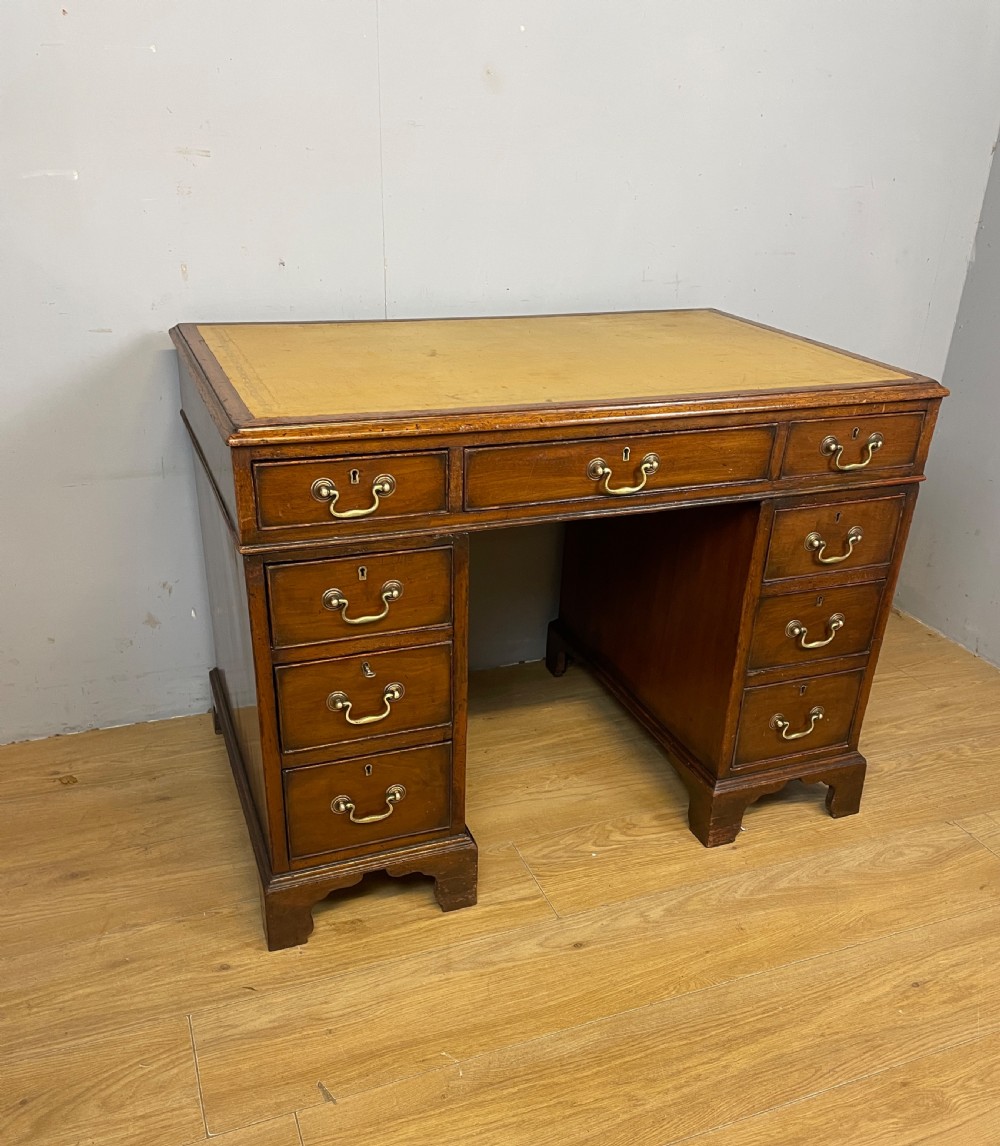 C19TH mahogany three part desk with provenance  View II
