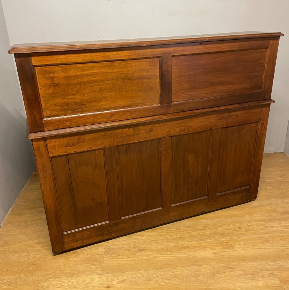 Edwardian walnut American roll top desk circa 1910 View XII