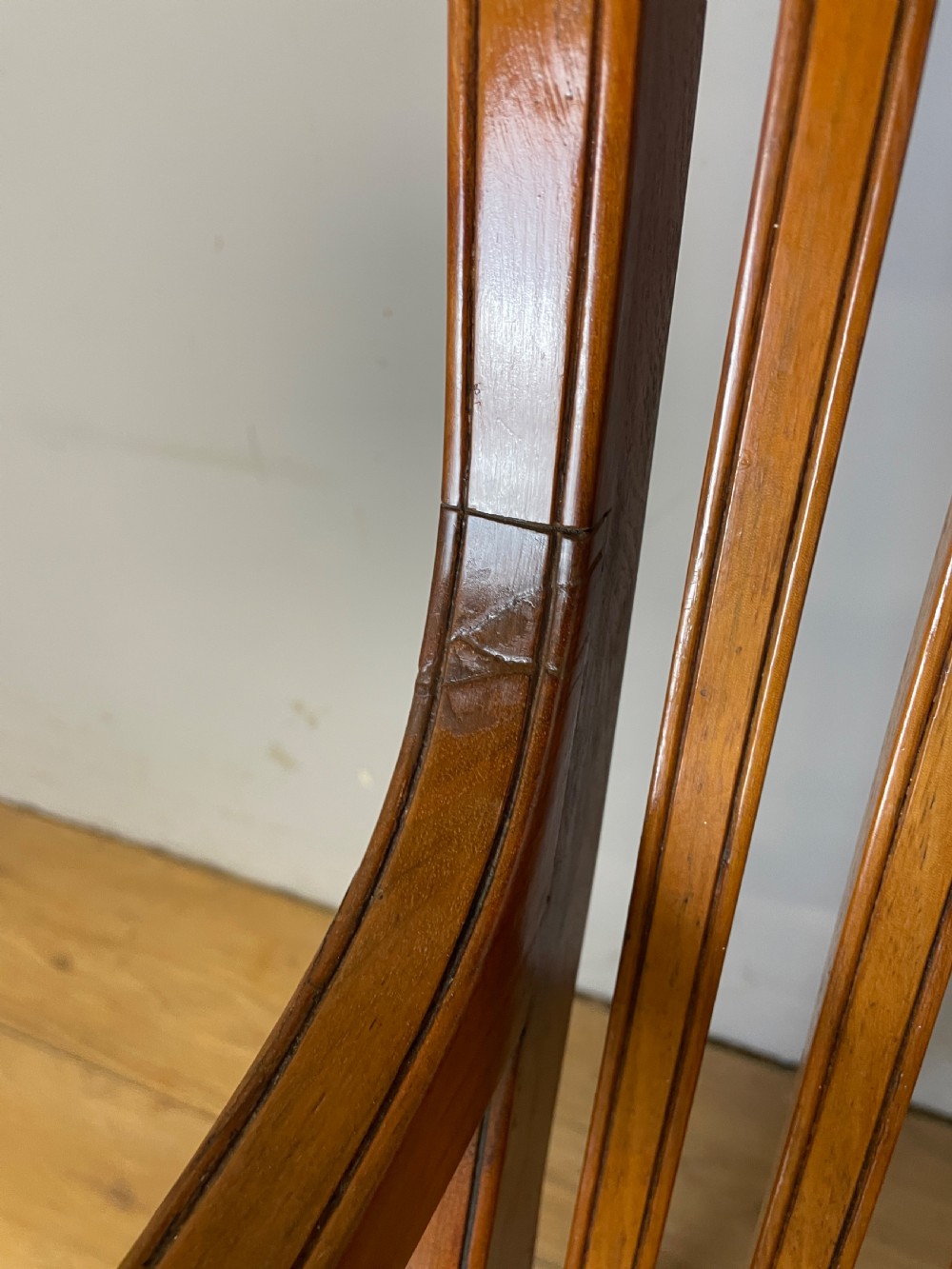 Walnut Arts and Crafts armchair circa 1900 View VIII