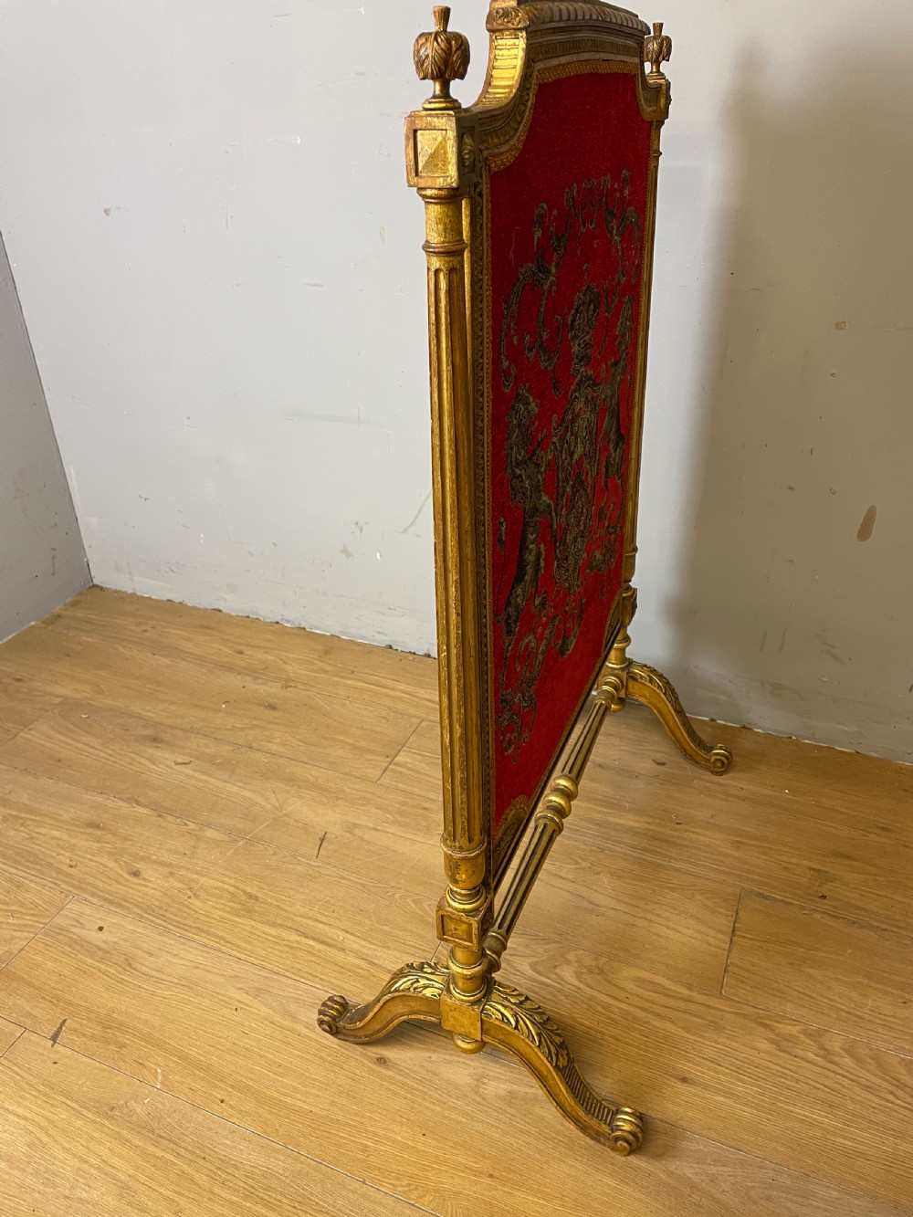 C19TH carved giltwood firescreen  View VI