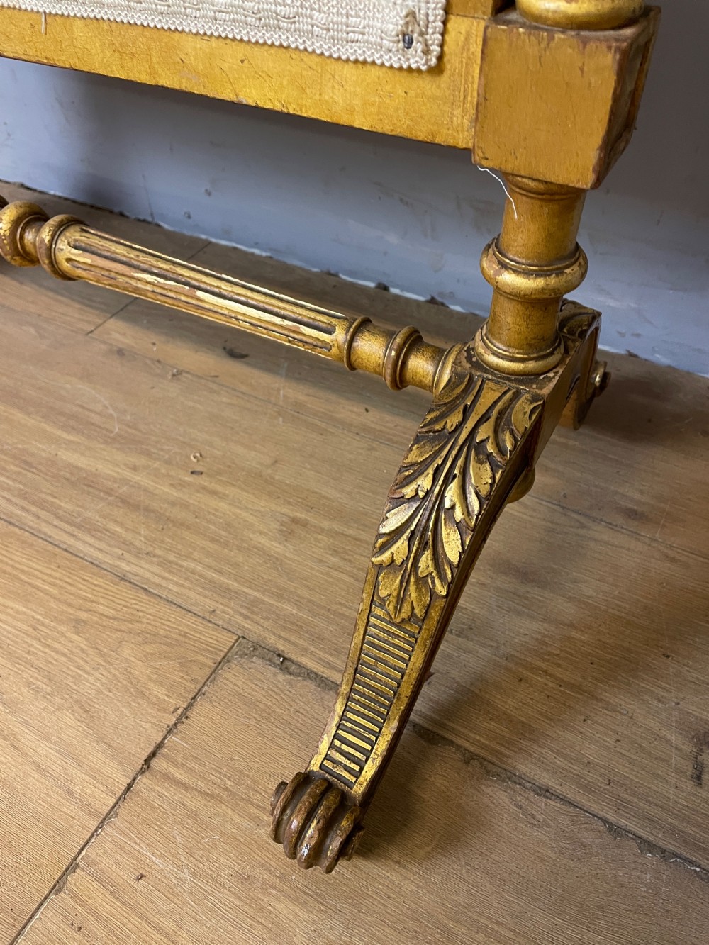 C19TH carved giltwood firescreen  View VIII