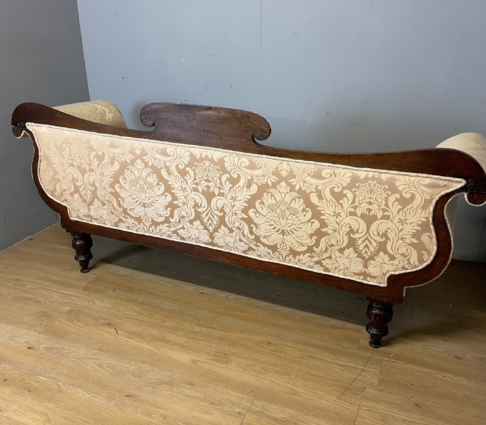 Regency mahogany scroll end sofa circa 1830 View VII