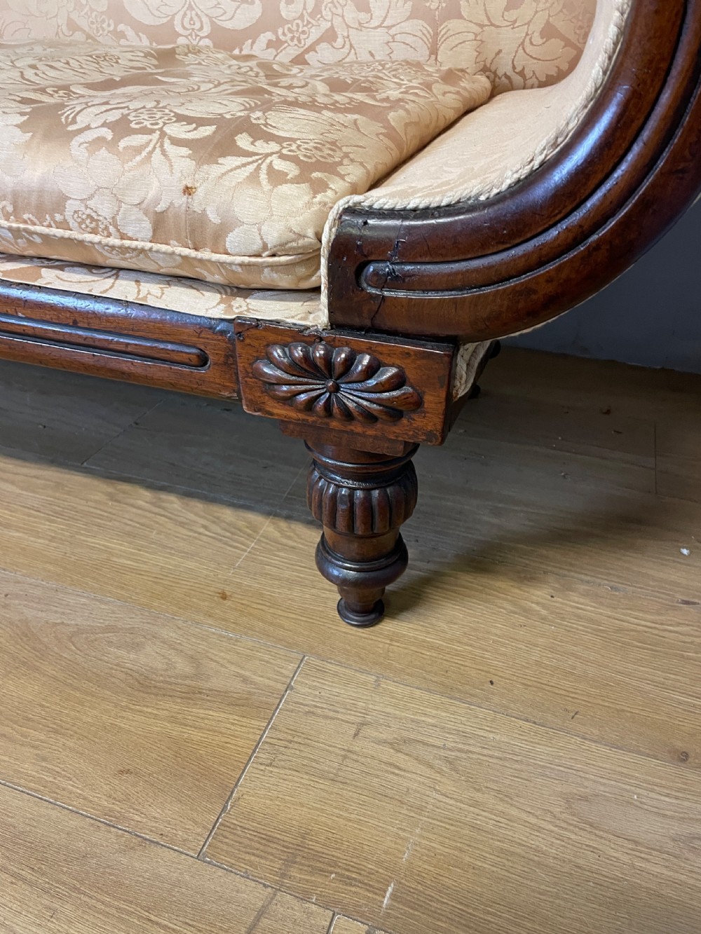 Regency mahogany scroll end sofa circa 1830 View VIII
